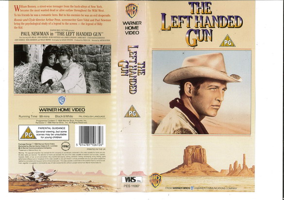 LEFT HANDED GUN (VHS) UK