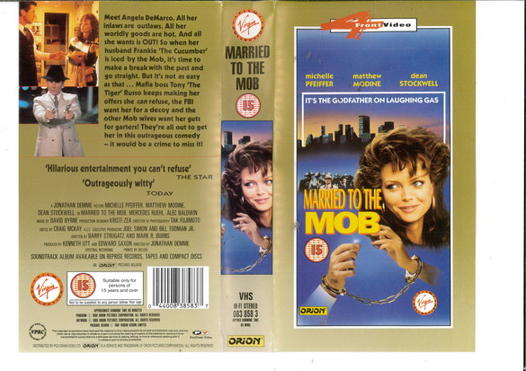 MARRIED TO THE MOB (VHS) UK