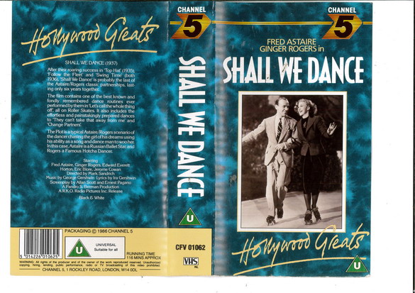 SHALL WE DANCE (VHS) UK