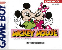 MICKEY MOUSE - MANUAL (DMG-M2-SCN)