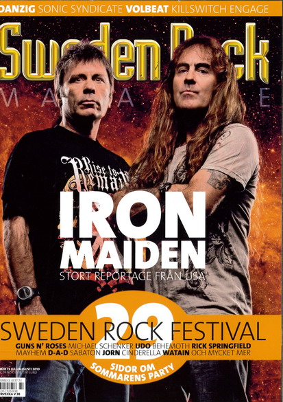 SWEDEN ROCK MAGAZINE 73 - AUGUSTI 2010