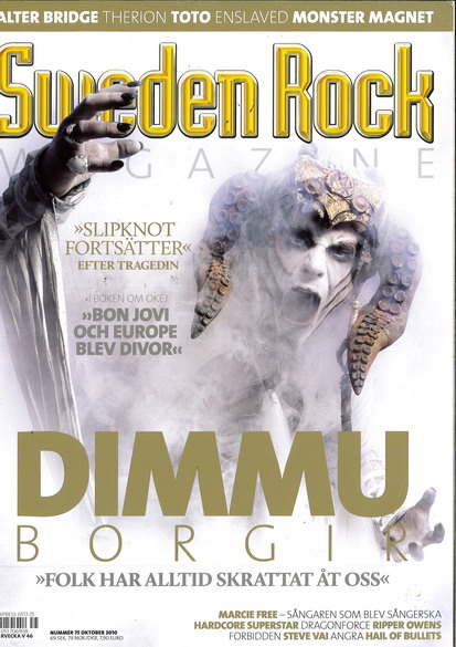 SWEDEN ROCK MAGAZINE 75 - OKTOBER 2010