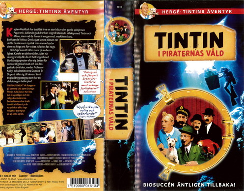 TINTIN I PIRATERNAS VÅLD KOALA BRÖDERNA DEL 4 PILOTEN NED (VHS)