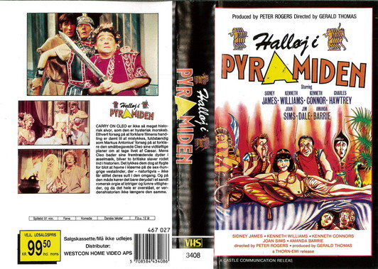 HALLOJ I PYRAMIDEN (VHS)  DK