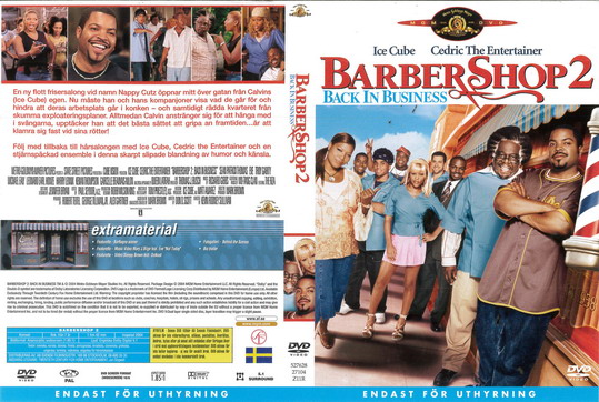 BARBERSHOP 2: BACK IN BUSINESS (DVD OMSLAG)