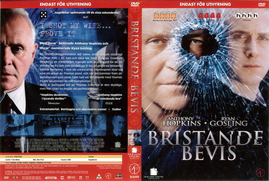 BRISTANDE BEVIS (DVD OMSLAG)
