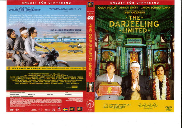 DARJELING - LIMITED - (DVD OMSLAG)