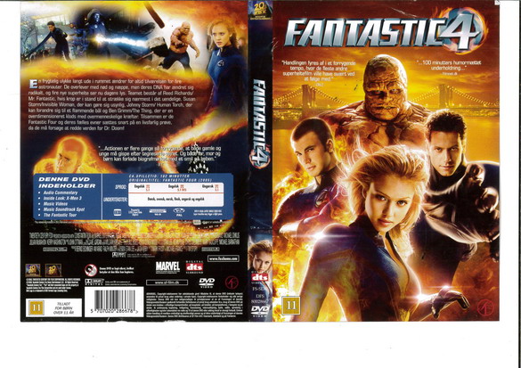 FANTASTIC 4 (DVD OMSLAG)