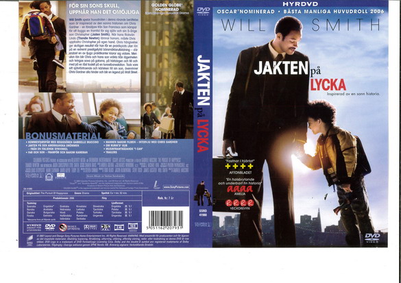 JAKTEN PÅ LYCKA (DVD OMSLAG)