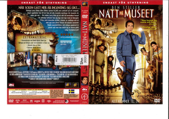 NATT PÅ MUSEET (DVD OMSLAG)