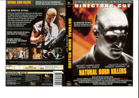 NATURAL BORN KILLERS (DVD OMSLAG)