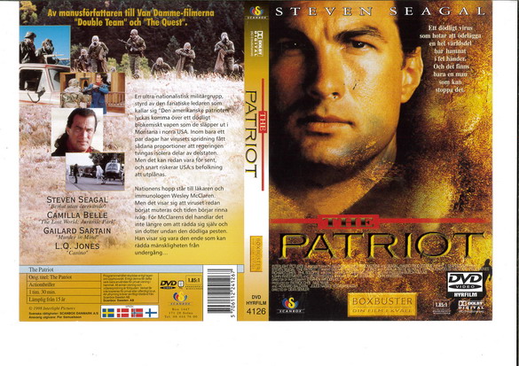 PATRIOT (DVD OMSLAG)