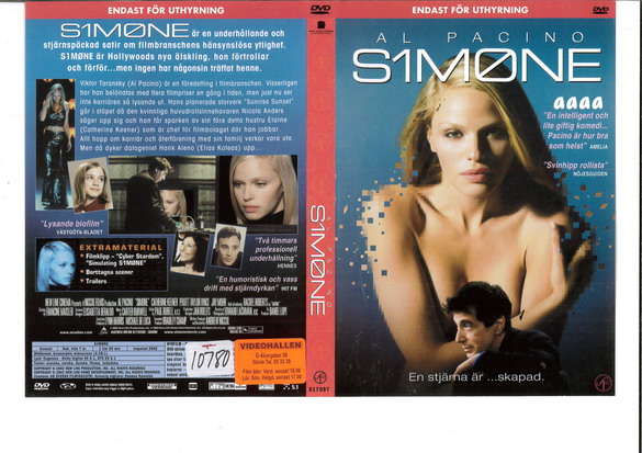 S1MONE (DVD OMSLAG)