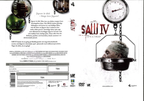 SAW IV (DVD OMSLAG)