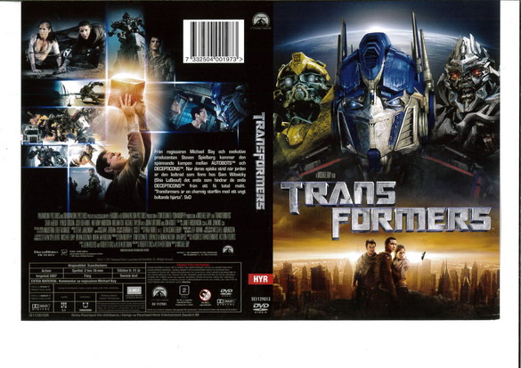 TRANSFORMERS (DVD OMSLAG)