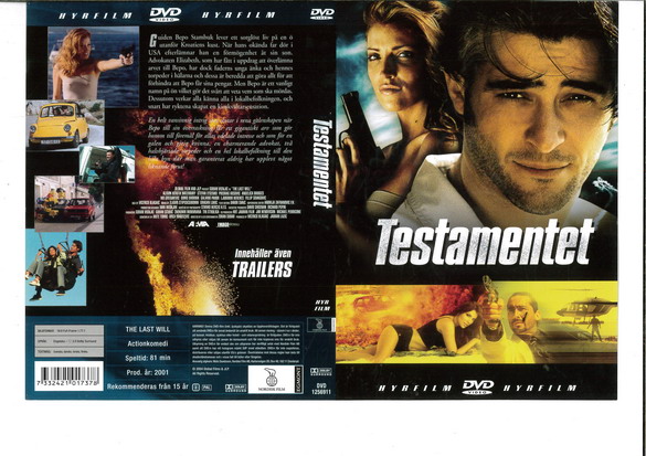TESTAMENT (DVD OMSLAG)