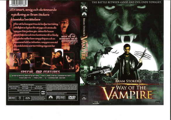 WAY OF THE VAMPIRE (DVD OMSLAG)