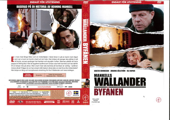 WALLANDER: BYFÅNEN (DVD OMSLAG)