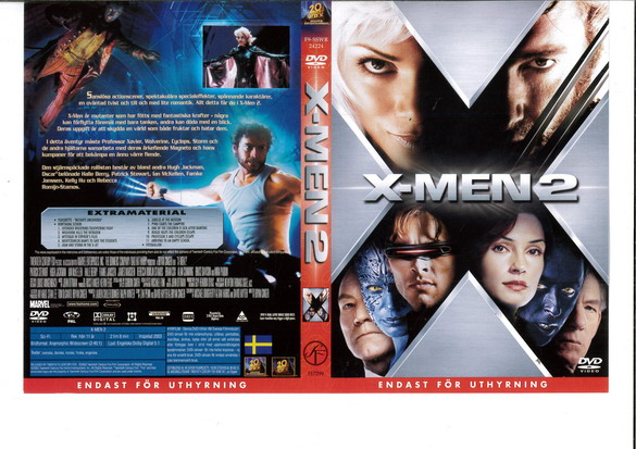 X-MEN 2 (DVD OMSLAG)