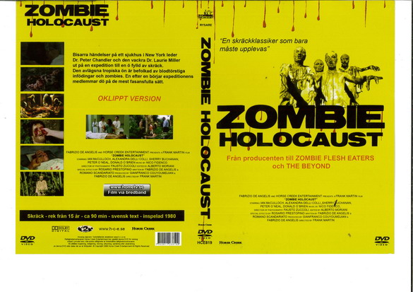 ZOMBIE HOLOCAUST (DVD OMSLAG)