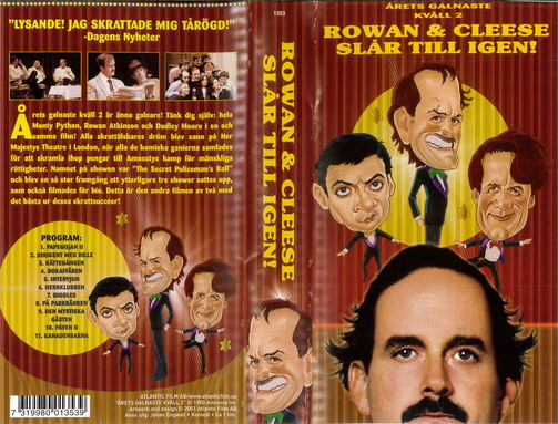 ROWAN & CLEESE SLÅR TILL IGEN (VHS) NY