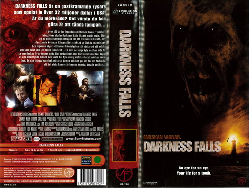 DARKNESS FALLS  (VHS)