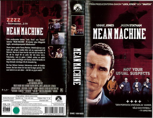 MEAN MACHINE  (VHS)