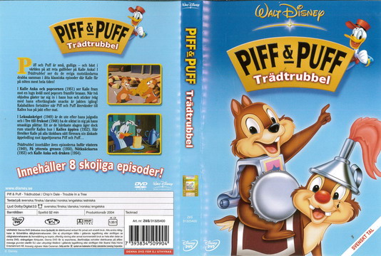 PIFF & PUFF: TRÄDTRUBBEL (DVD OMSLAG)