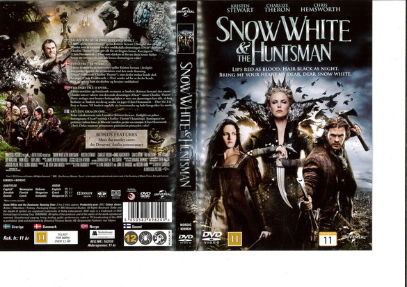 SNOW WHITE AND THE HUNTSMAN (DVD OMSLAG)