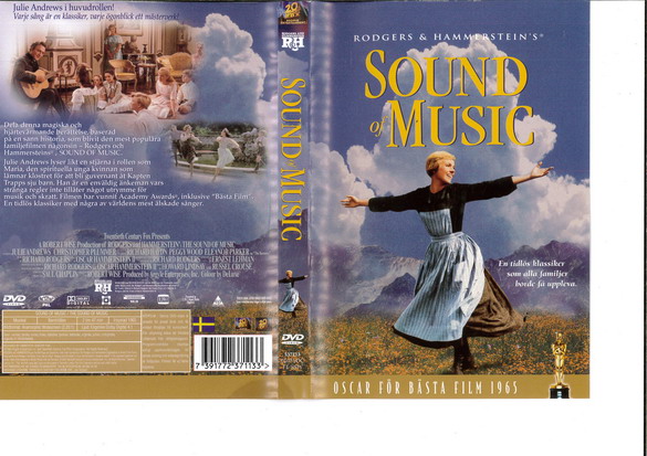 SOUND OF MUSIC (DVD OMSLAG)