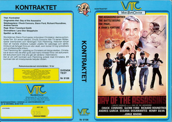 8106 KONTRAKTET  (VHS)