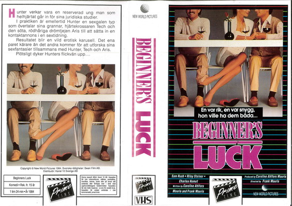BEGINNER\'S LUCK  (VHS)