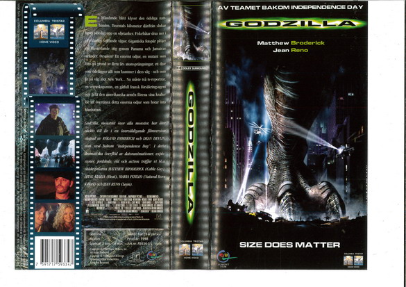 GODZILLA - 1998 (VHS)