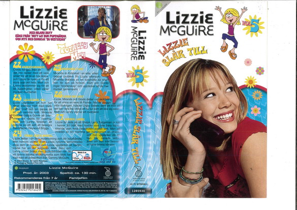 LIZZIE McGUIRE DEL 5 (VHS)