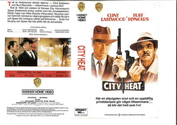 CITY HEAT (VHS)