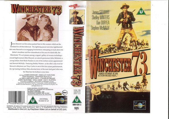 WINCHESTER 73 (VHS) UK