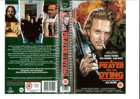A PRAYER FOR THE DYING (VHS) UK