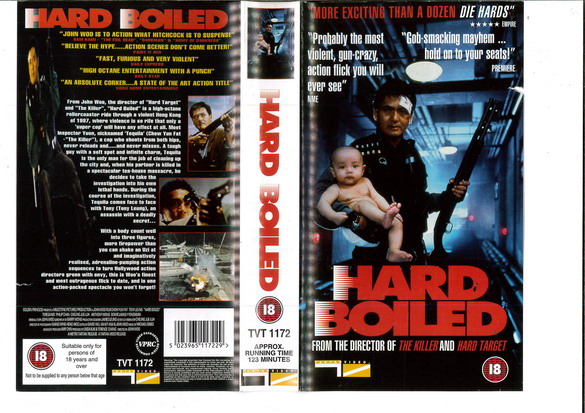 HARD BOILED (VHS) UK