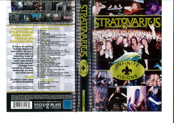 STRATOVARIUS - INFINITE VISIONS (VHS)