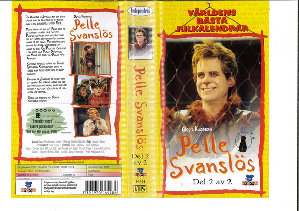 PELLE SVANSLÖS JULKALENDER DEL 2 (VHS)