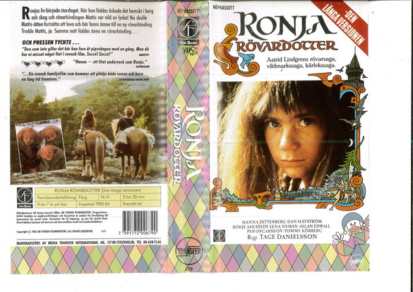 RONJA RÖVARDOTTER (VHS) RUTIG