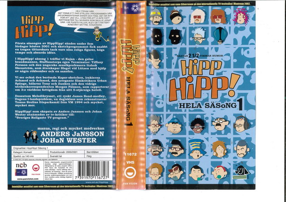 HIPP HIPP ! SÄSONG 1 (VHS)