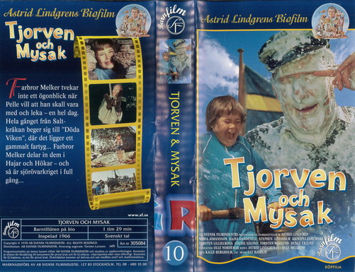 ASTRID LINDGREN 10 TJORVEN OCH MYSAK (VHS)