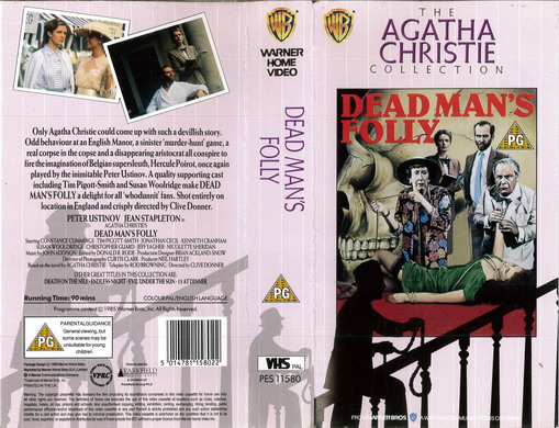 DEAD MAN'S FOLLY (VHS) UK IMPORT