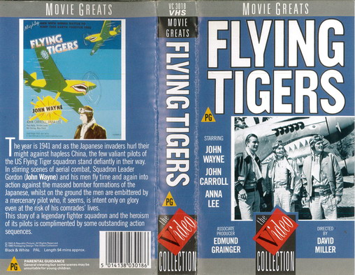 FLYING TIGERS (VHS) UK IMPORT