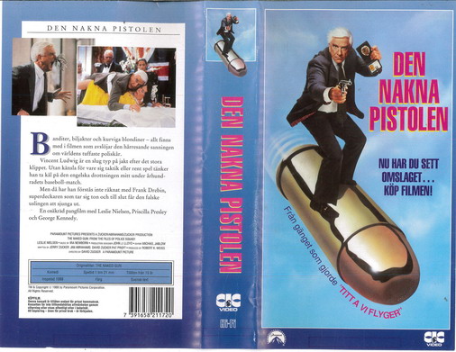 DEN NAKNA PISTOLEN (VHS)