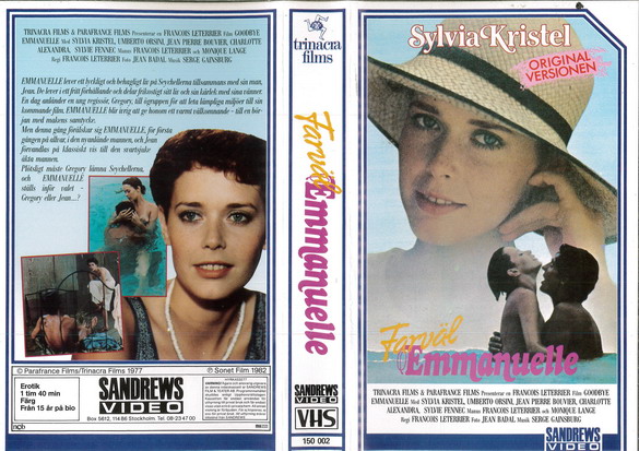 FARVÄL EMMANUELLE (VHS)