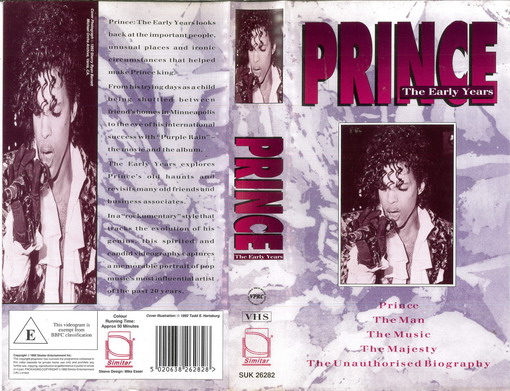 PRINCE THE EARLY YEARS (MUSIK VHS)