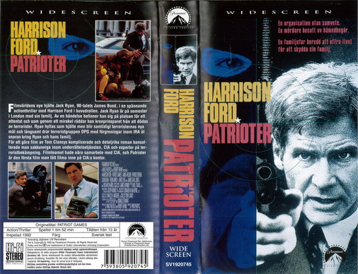PATRIOTER (VHS) WS
