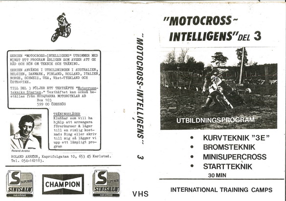 MOTOCROSS INTELLIGENS DEL 3 (VHS)